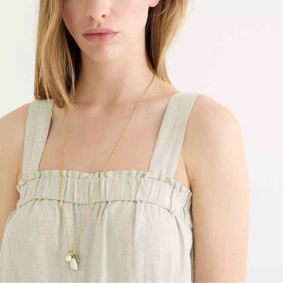 J. Crew Relaxed 100% Linen Jumpsuit Womens Size S - Picture 3 of 13